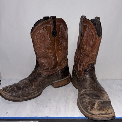 Mens ARIAT Waterproof Soft Toe Work Boot 13D Missing Insoles Worn