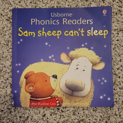Usborne Phonics Readers Sam Sheep Can't Sleep by Phil Roxbee Cox, Fold-Out Pages