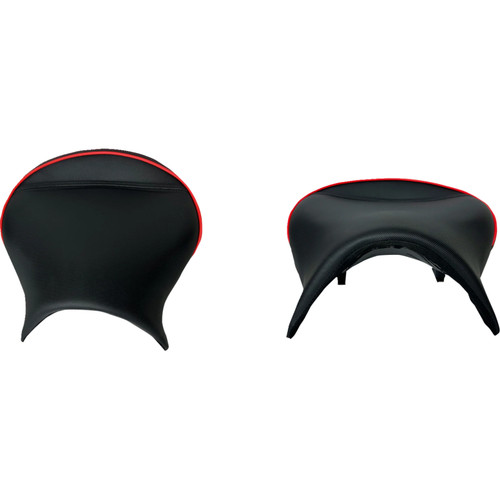 SHOW CHROME 0810-2433 41-429 Ryker Combat Seat black w/ red trim - can-am ryker - Foto 4 di 8