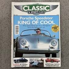 CLASSIC AND SPORTS CAR Magazine May 2001 Porsche Speedster King of Cool