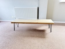 TV Stand Wooden Metal Legs