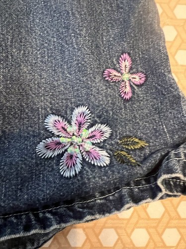 Vtg OshKosh BGosh Denim Jean Skirt Skort Blue Size 6 - Picture 5 of 7