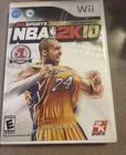 2K Sports NBA 2K10 Nintendo Wii Basketball W/Manual Tested