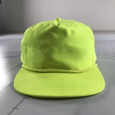 Hi Vis Hat Cap Snap Back Mens One Size Yellow Neck Flap Sun Fishing Outdoor