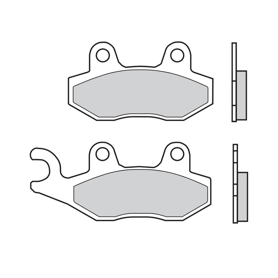 Brake Pads for TRIUMPH DAYTONA 900 T595 1997-2001 Rear Sinter Street Brembo - Image 2 of 4