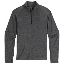 109 Outdoor Research Women s Alpine Merino 150 1/2 Zip Shirt - Charcoal - Large