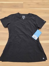 Barco One by Barco Scrub Top Black Size XS BRAND NEW W TAGS