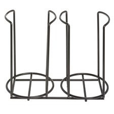 HUBERT Wire Two Cup/Lid Holder - Black