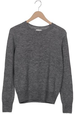 H&M Pullover Damen Strickpullover Strick Oberteil Gr. S Grau #lab6yp2