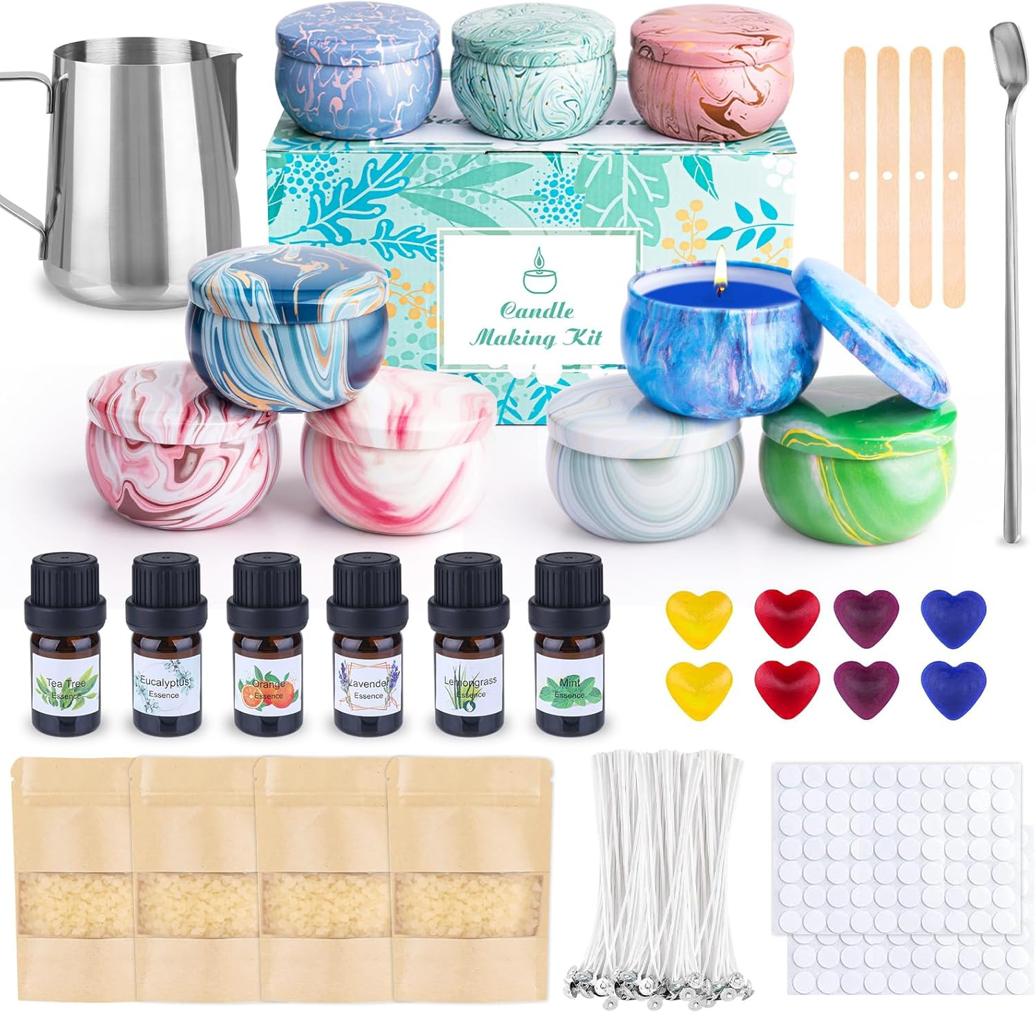 Candle Making Kit for Adults, DIY Candle Making Supplies for