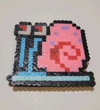 SpongeBobSquarePants Gary The Snail Perler Bead Pixel Art Fridge Magnet Handmade
