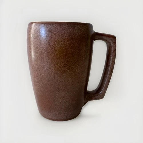 Frankoma Pottery 5M Plainsman Brown Coffee Grandmug 18oz Vintage Large Cup