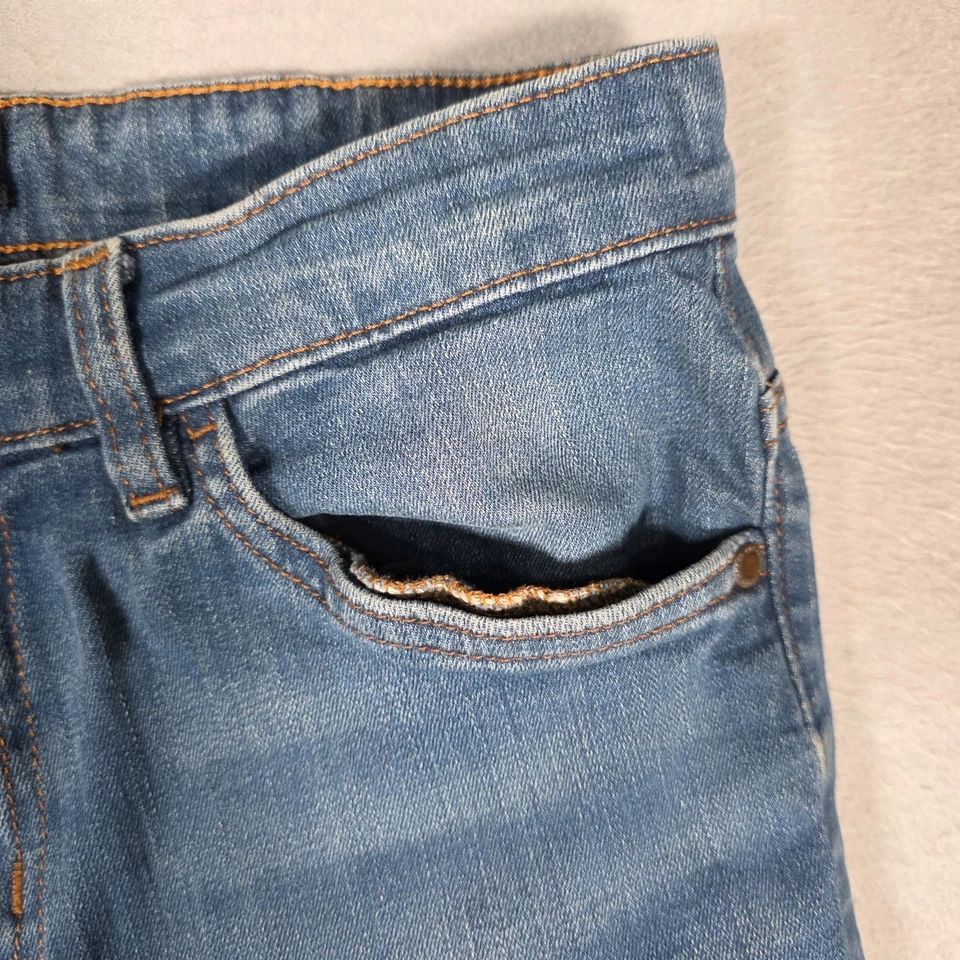 Pantalones de mezclilla Next 82 para niños 14 años azules ajustados cintura ajustable lavado medio Foto 2 de 4