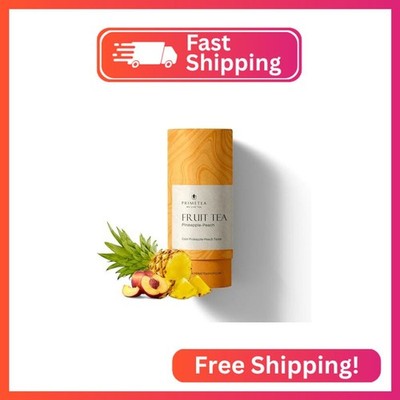 Prime Tea Pineapple-Peach - Exquisite Fruit Tisane, Premium Organic Loose Leaf,