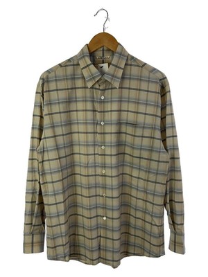 AURALEE long sleeve shirt 24SS SUPER LIGHT WOOL CHECK 5 Brown 