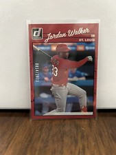 2023 Donruss Baseball Retro Base Holo Red #241 Jordan Walker /2023