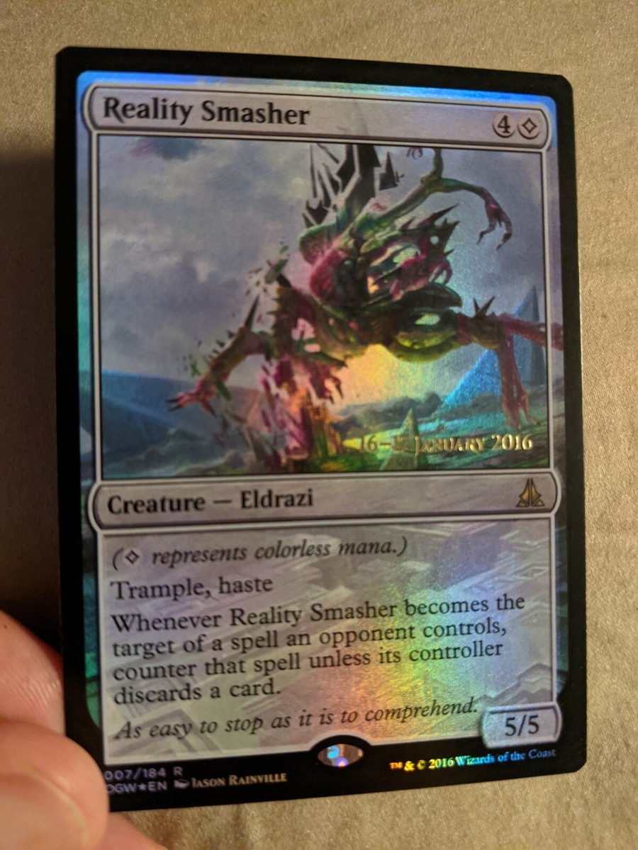Reality Smasher 1x FOIL OGW MTG Oath of the Gatewatch Rare NM colorless Reality Smasher 1x FOIL OGW MTG Oath of the Gatewatch Rare NM colorless
