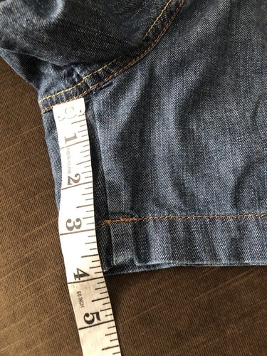New York & company Women's shorts denim midrise faded blue size 10 - 第 7/14 張圖片