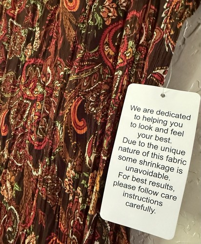 Roamans Maxikleid Crinkle Flatterärmel Übergröße 18/20 L Paisley Print - Bild 3 von 11