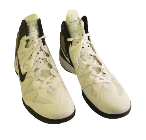 NEW Nike Zoom Hyperenforcer Mens Basketball Shoes 17.5 White  display picture 3