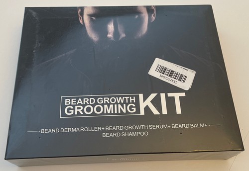 Bright up Beard Growth Grooming Kit, Derma Roller, Growth Serum, Balm, Shampoo