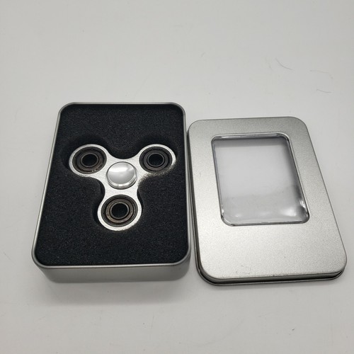 NEW Fidget Hand Spinner Triangle Finger Spinner EDC Focus ADHD Autism With Tin . - Picture 26 of 32