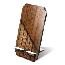 1x 5mm MDF Phone Stand Imitation Wood Effect Oak #3907