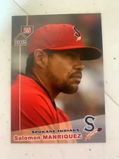 Salomon Manriquez 2019 Spokane Indians Team Card
