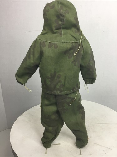 1/6 Scale Army Soldier Green Hood Camouflage Uniform for 12'' Action Figure Toy - Picture 2 of 7