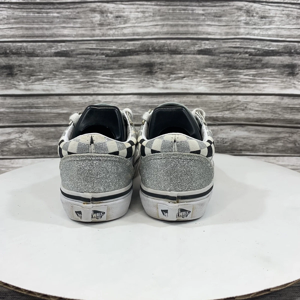 Vans old skool 2025 glitter checkerboard