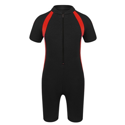 Girls Boyleg Swimming Costumes One-Piece Swimsuit Rash Guard Swimwear Bathing - Picture 38 of 83