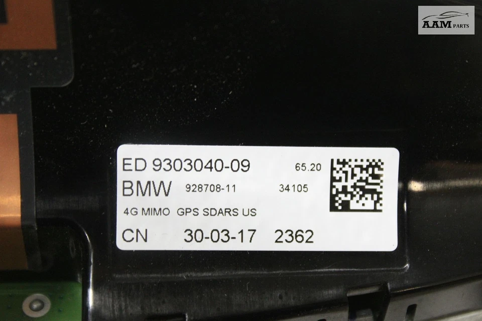 2018-2022 BMW M550I G30 REAR ROOF EXTERIOR SHARK FIN ANTENNA MODULE OEM - Image 4 of 4