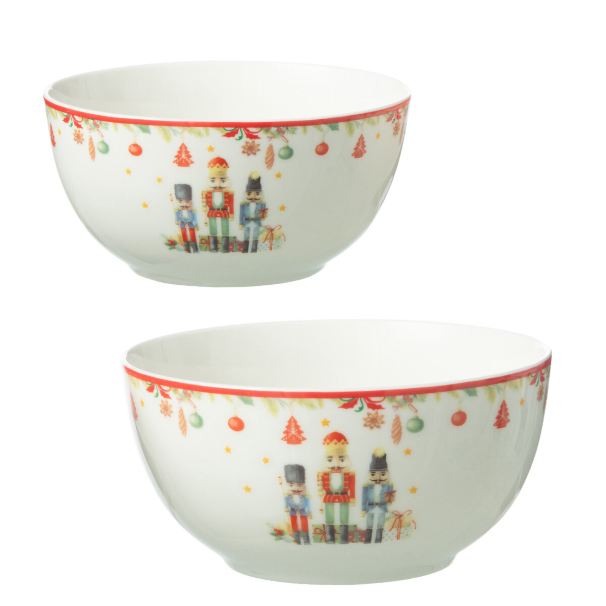 Ensemble de 2 bols casse noisette en coffret cadeau élégant pour invités