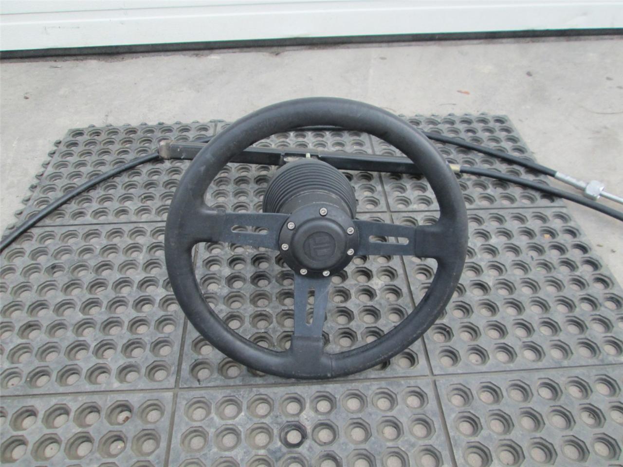 Teleflex Marine Back Mount Rack 13' Steering Cable with Tilt Helm and ...