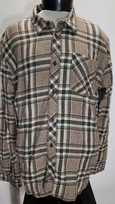 VANS Mens 2XL XXL Flannel Button-up shirt Combine ship Discount