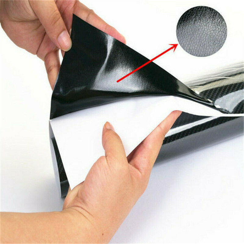 7D Super Gloss Carbon Fiber Vinyl Film Wrap Premium Bubble Free Air ...