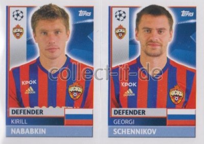 Champions League 16/17 - Sticker - CSK04+05 - Màrio Fernandes+Igor Akinfeev