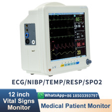 12 inch Screen Multi Parameter Patient Monitor ECG/NIBP/TEMP/RES/SPO2