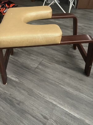 FeetUp Trainer – Support De Tête Pour Yoga Inversé – Marron Foncé, Cuir Végétal