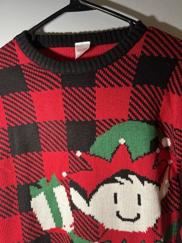 holiday time sweater Small Children 6/7 - Picture 3 of 5