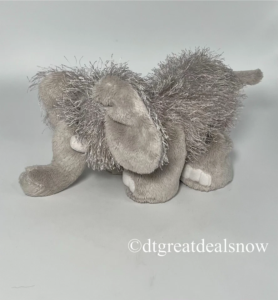 GANZ Webkinz HM07 Fuzzy Soft Gray Elephant  Plush Stuffed Animal No Code - Image 2 of 4