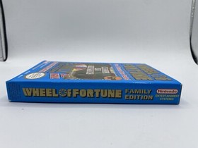 NES Wheel of Fortune - Family Edition Complete In Box Nintendo CIB