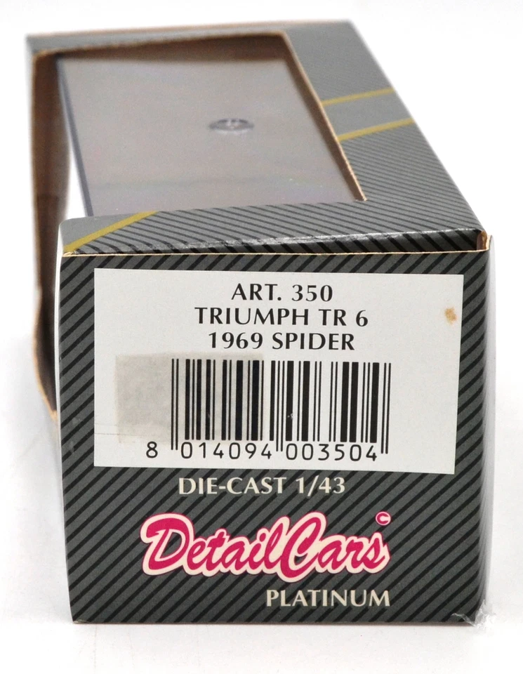 Die Cast 1/43 "Triumph Tr 6 Spider 1969" DETALLE COCHES (350) Foto 2 de 2
