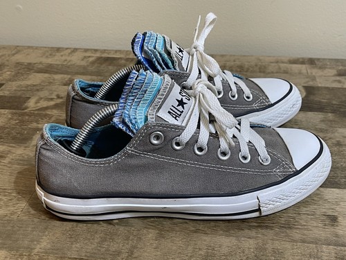 Converse Chuck Taylor All Star Low | Grau • Multi Tongue | Damen 7 | 124017F