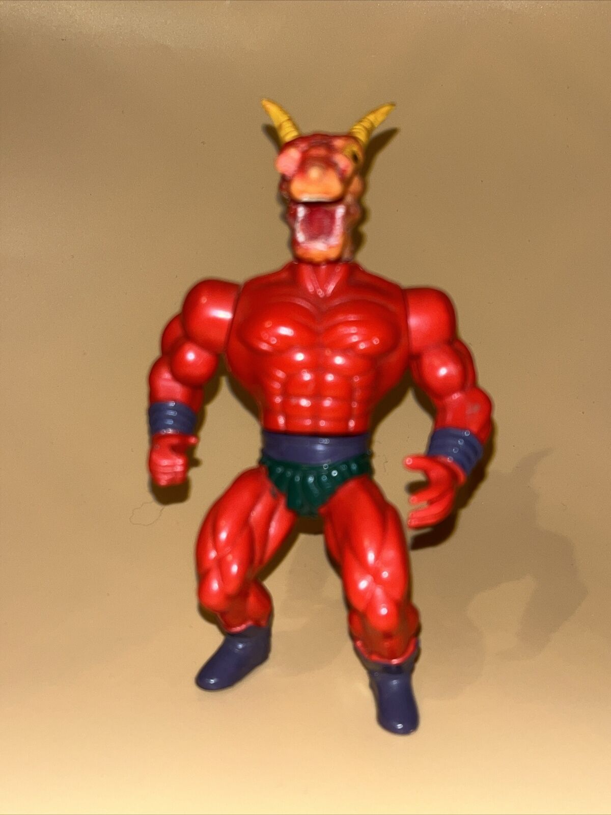 Vintage 1980s MOTU He-Man Galaxy Warriors KO Bootleg Dragon Dragoon 6” Figure