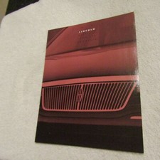 1993 Lincoln Car Sales Brochure Town Car Mark 8 Continental NOS