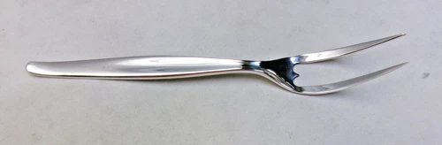 SOLID STERLING SILVER CONTOUR BAKED POTATO SERVER-ODD-UNIQUE 1950 TOWLE