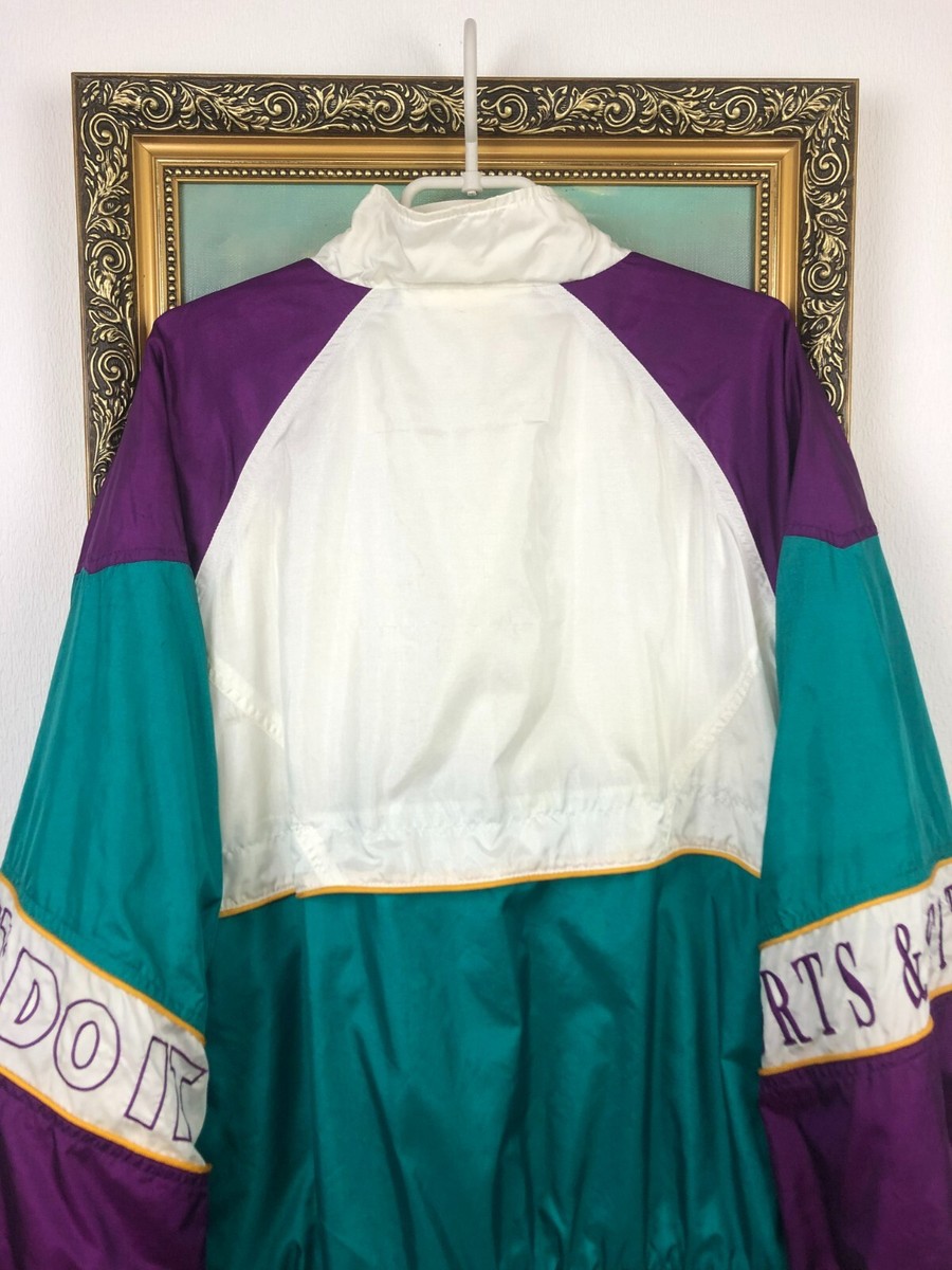 Vintage 90's Nike Jacket Track Top Just Do It Mens Swoosh