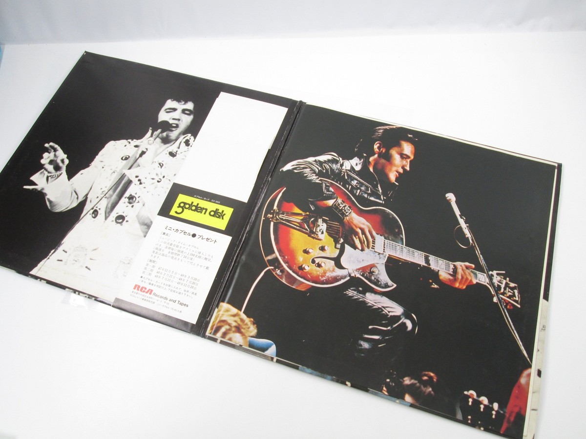 ELVIS PRESLEY ON STAGE FEBRUARY 1970 RCA SX-202 with OBI Japan LP