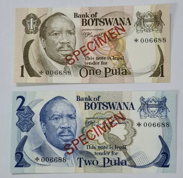 1976 BOTSWANA "SPECIMEN" Full Set GEM UNC *006688 - Image 4 of 4